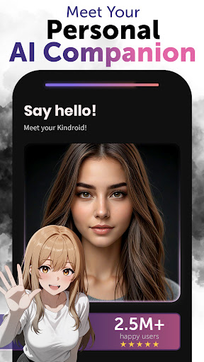 Kindroid screenshot 1